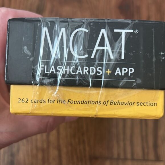 Kaplan MCAT Third Edition Flashcards Pack in Box - Picture 4 of 7
